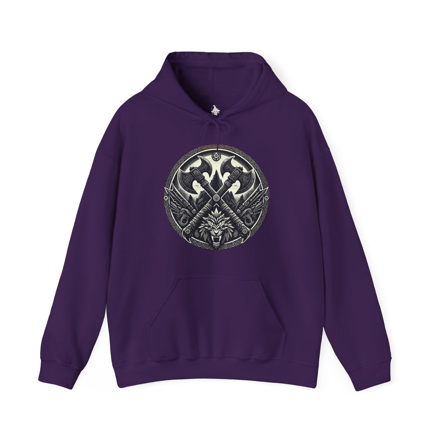 Barbarian Emblem - Unisex Heavy Blend™ Hooded Sweatshirt