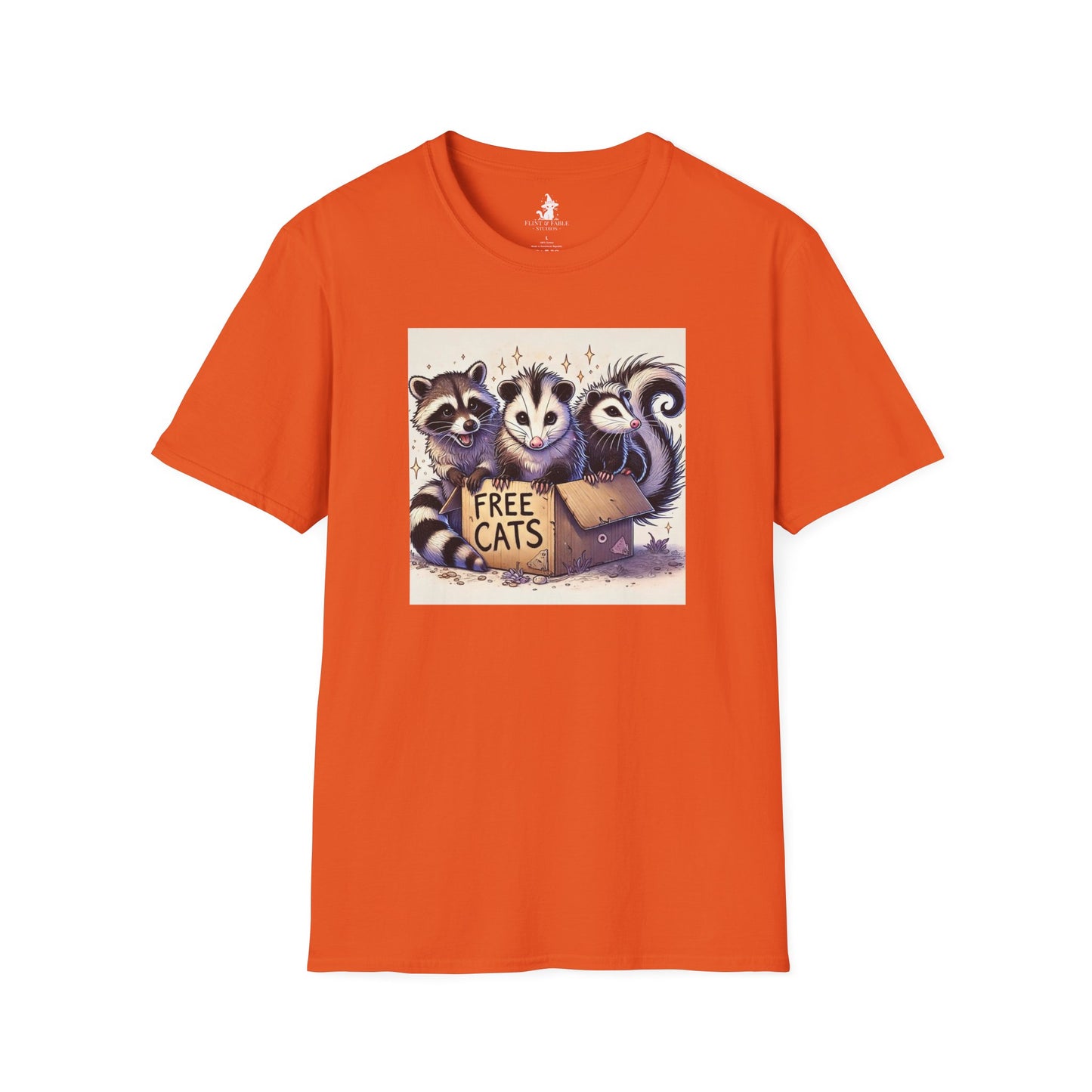 Free Cats! - Unisex Softstyle T-Shirt