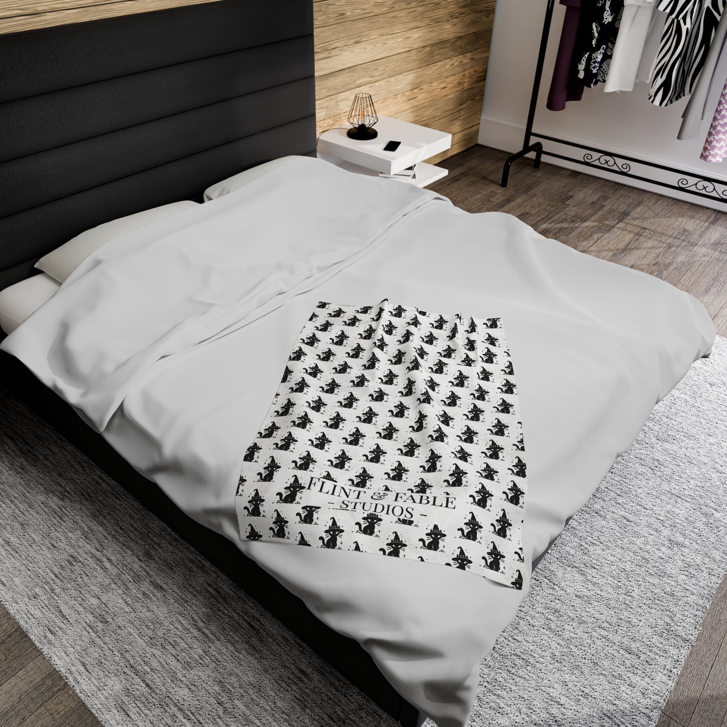 "Nyx" - Velveteen Plush Blanket