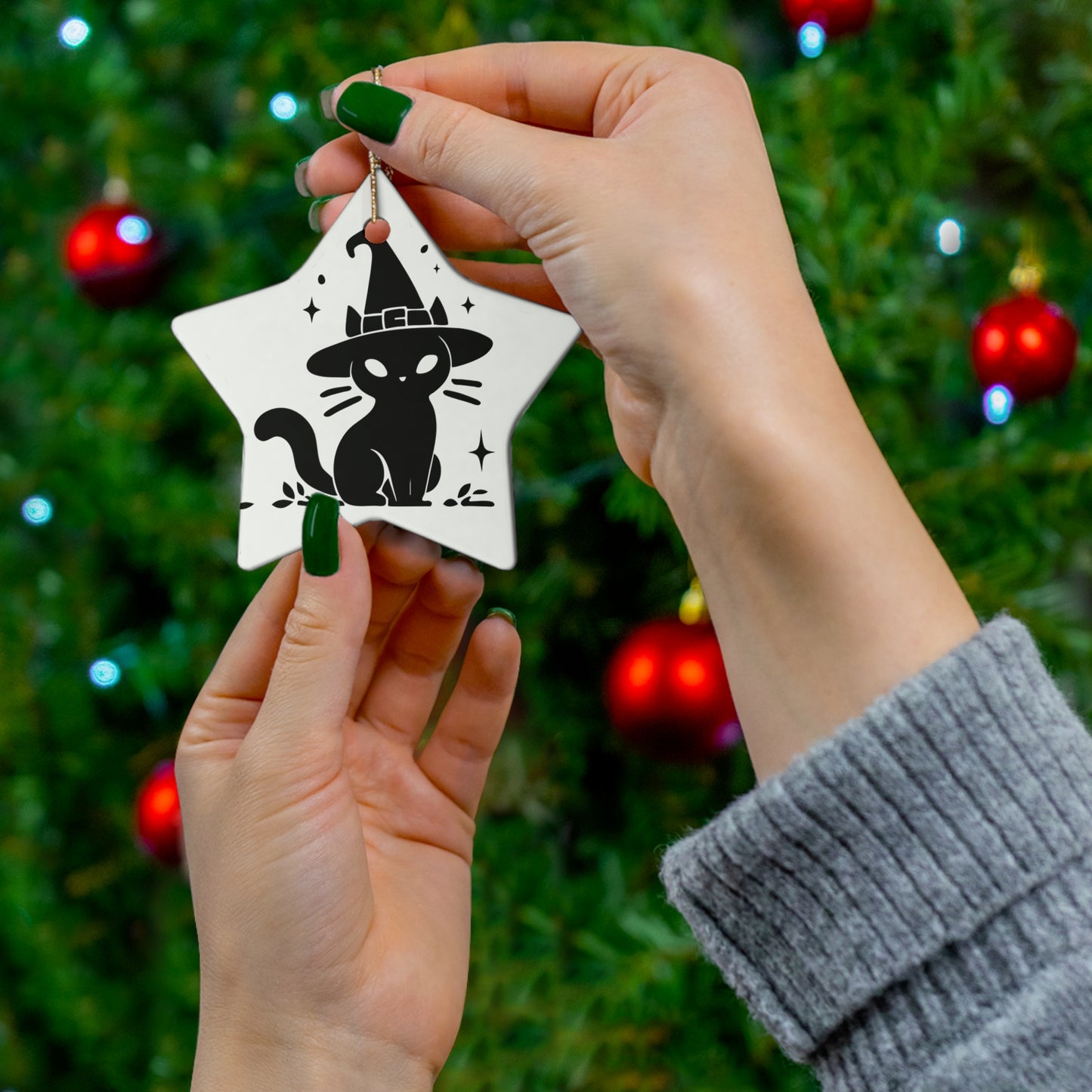 "Nyx" Ceramic Ornament