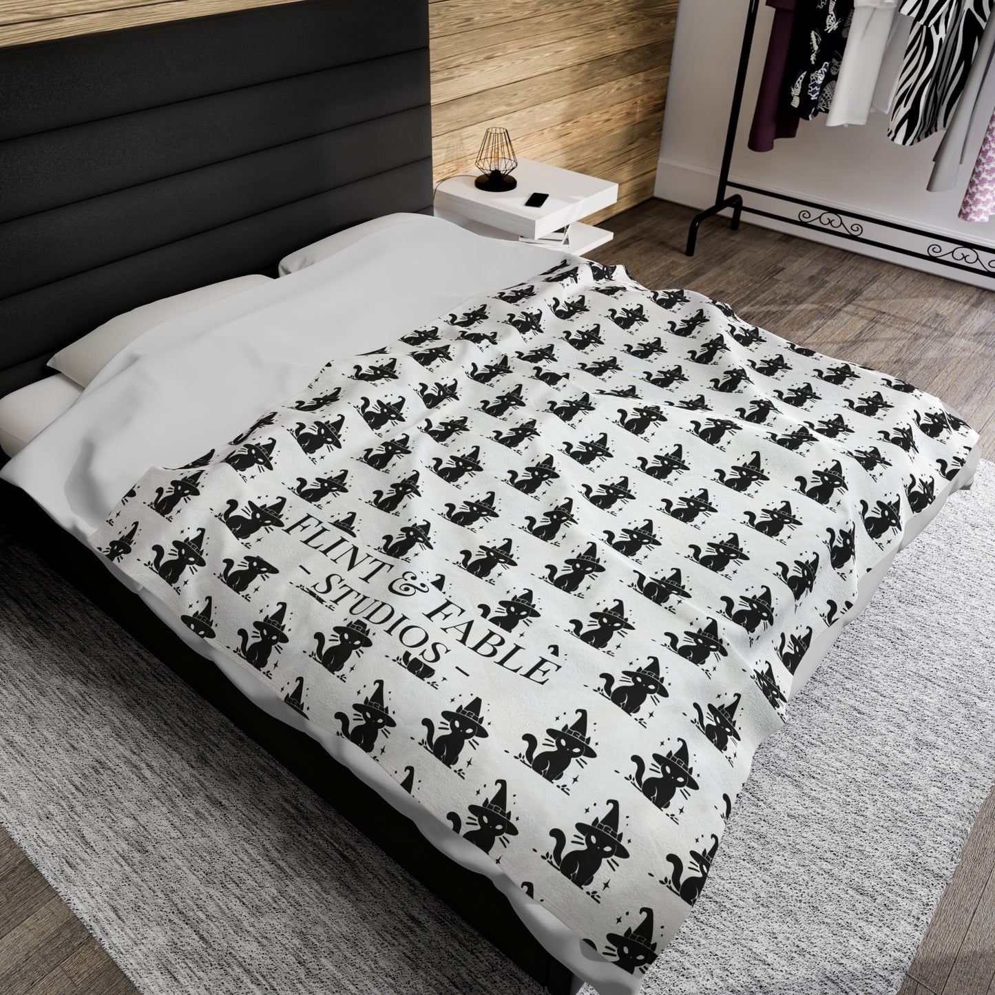 "Nyx" - Velveteen Plush Blanket