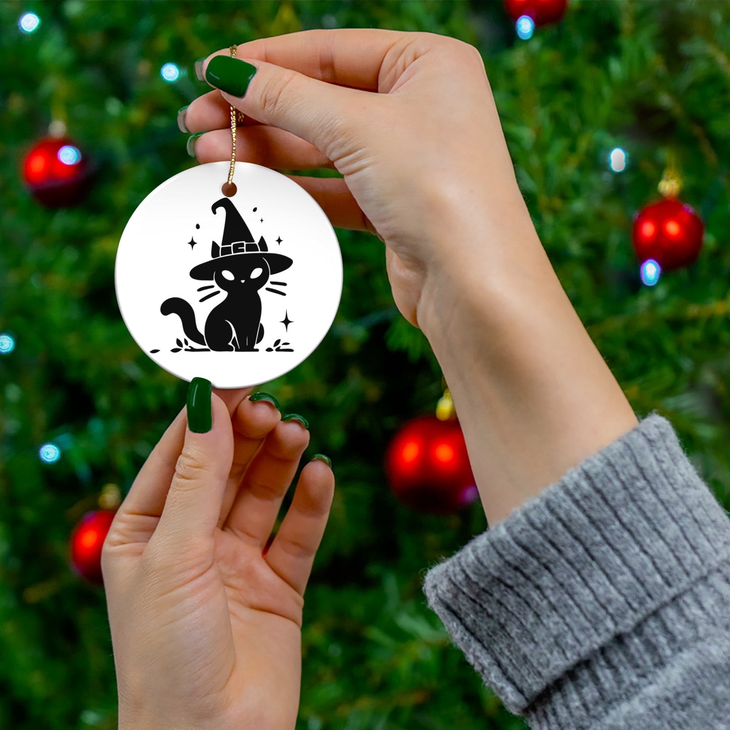 "Nyx" Ceramic Ornament