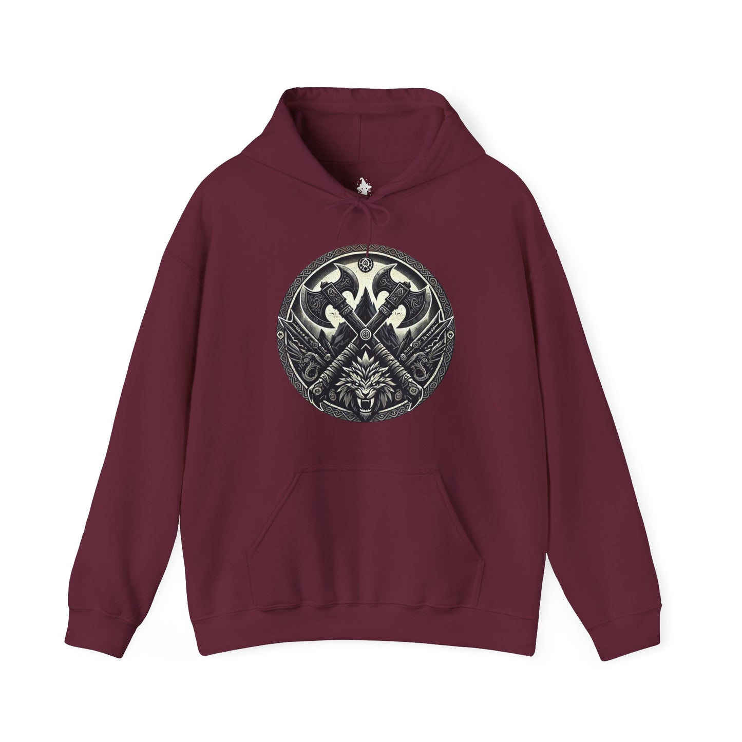 Barbarian Emblem - Unisex Heavy Blend™ Hooded Sweatshirt