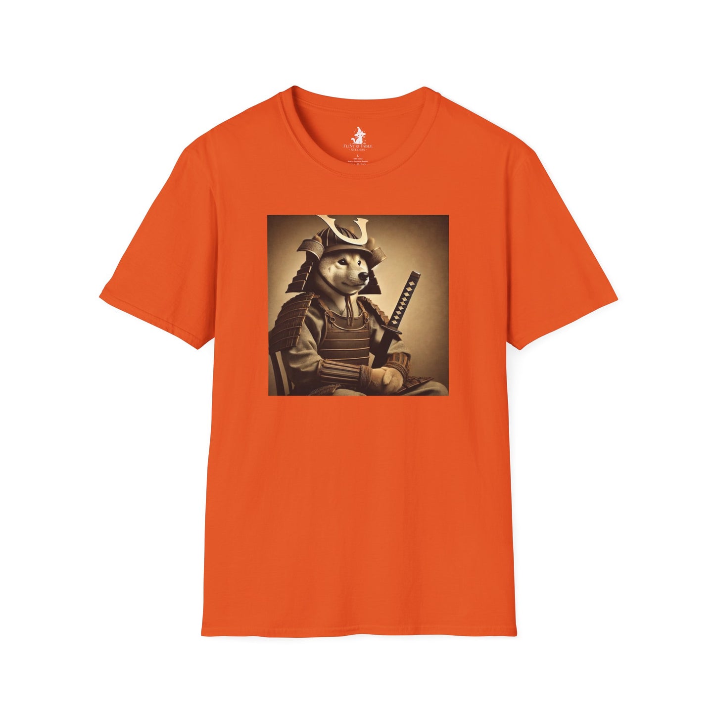 Samurai Shiba - Unisex Softstyle T-Shirt