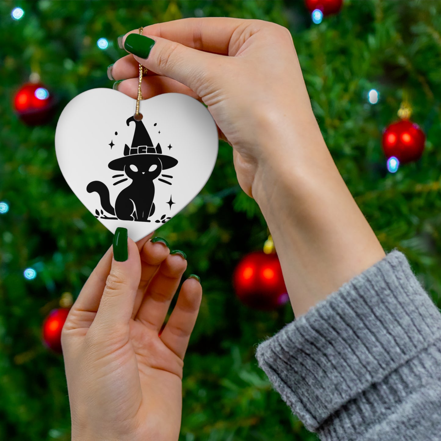 "Nyx" Ceramic Ornament