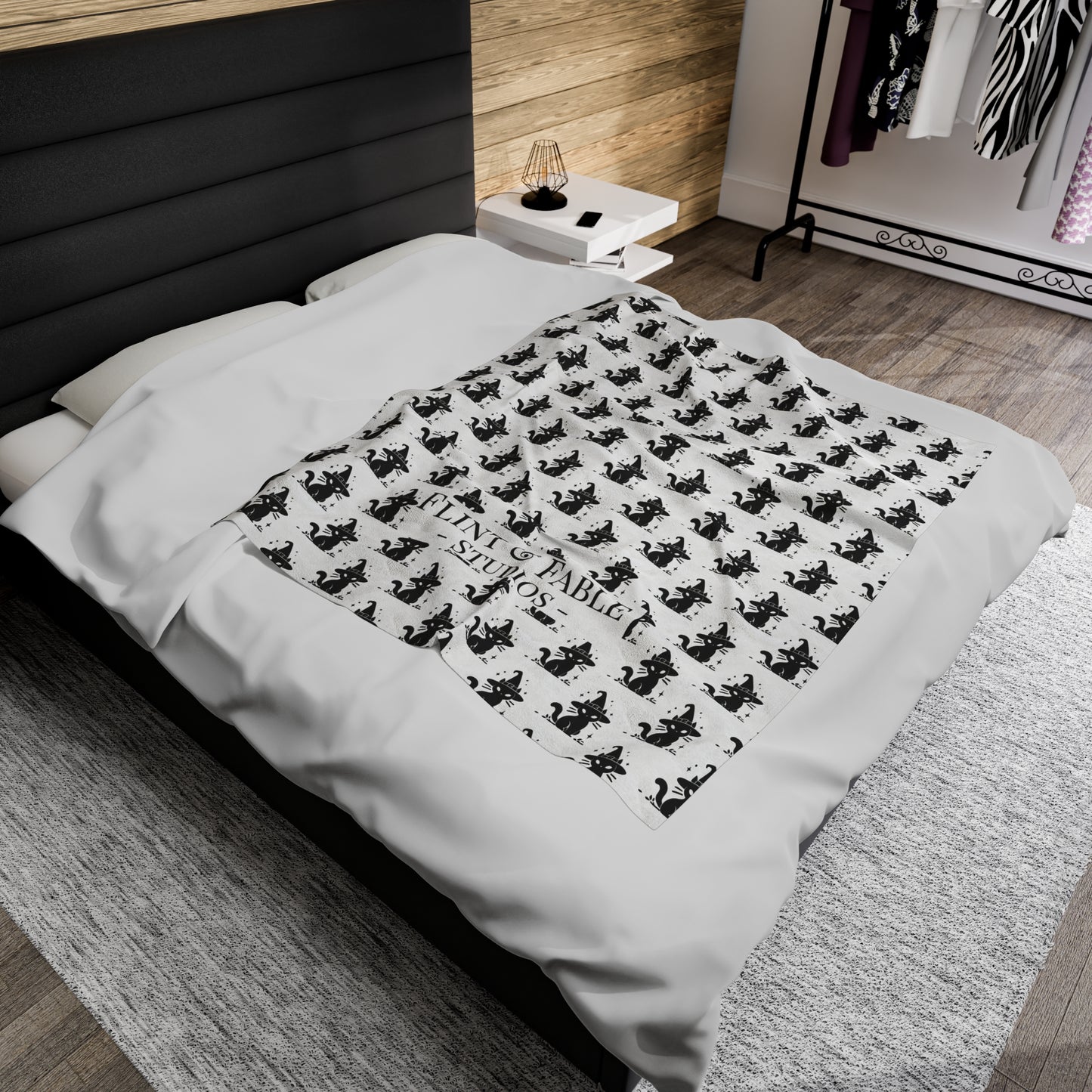 "Nyx" - Velveteen Plush Blanket