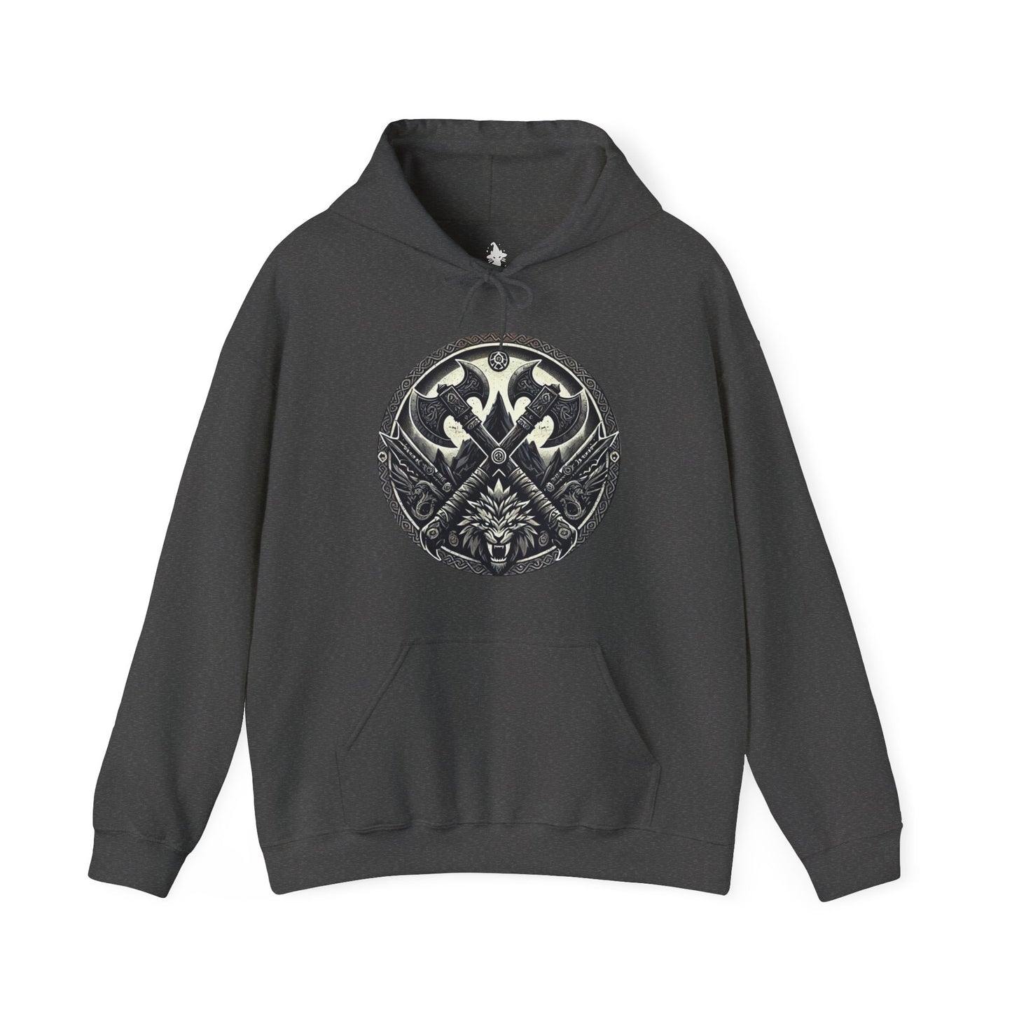 Barbarian Emblem - Unisex Heavy Blend™ Hooded Sweatshirt