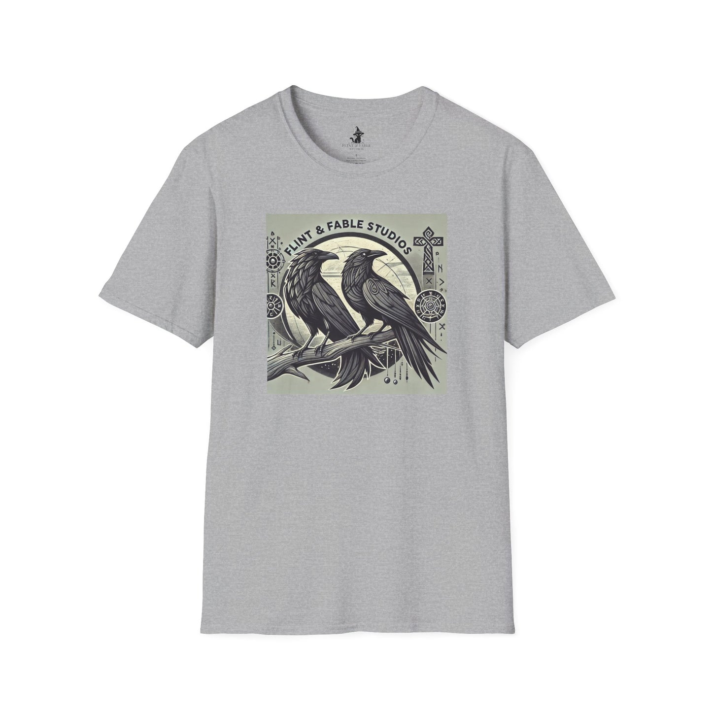 Huginn & Muninn - Unisex Softstyle T-Shirt