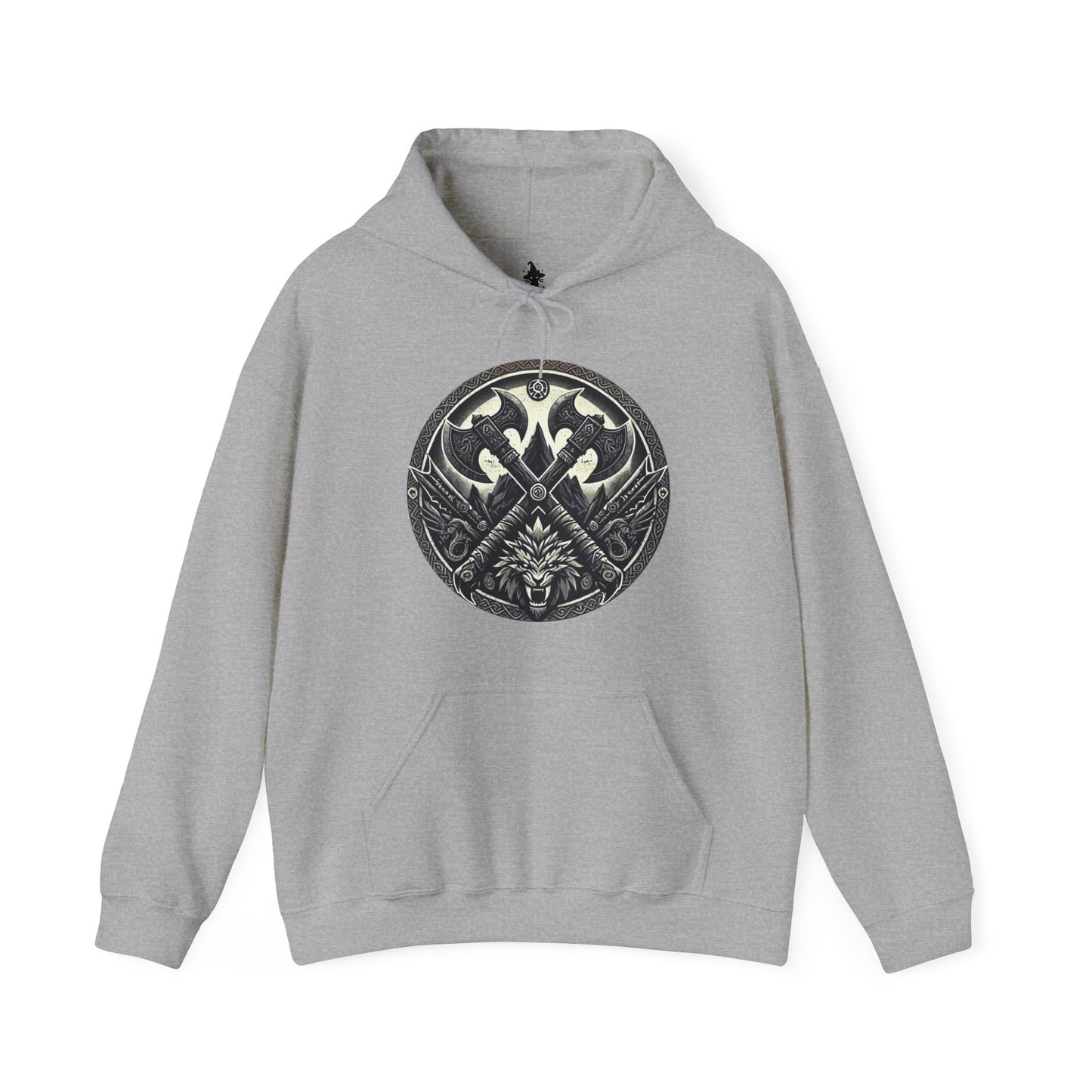 Barbarian Emblem - Unisex Heavy Blend™ Hooded Sweatshirt