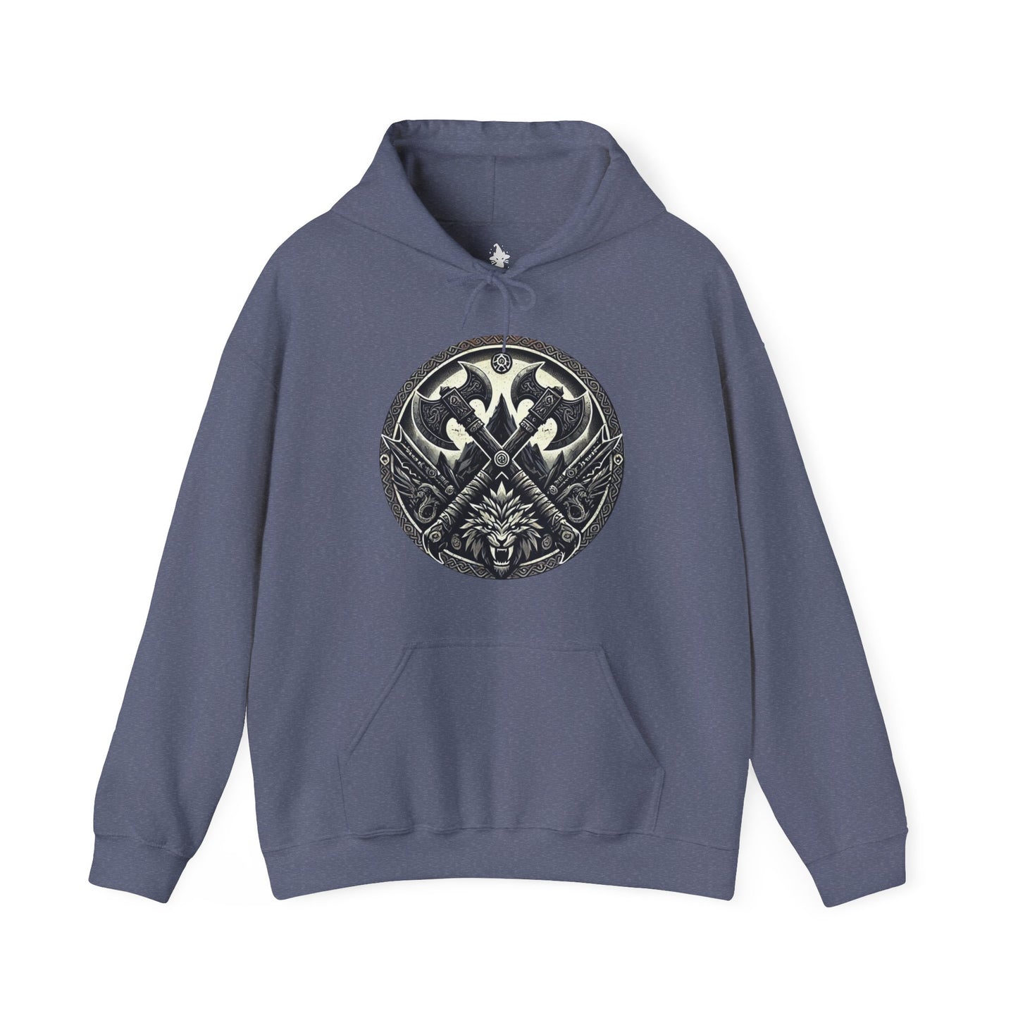 Barbarian Emblem - Unisex Heavy Blend™ Hooded Sweatshirt