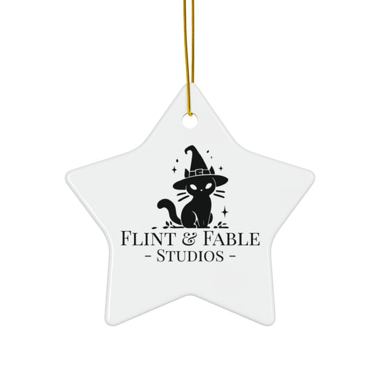 "Nyx" Flint & Fable - Ceramic Ornament