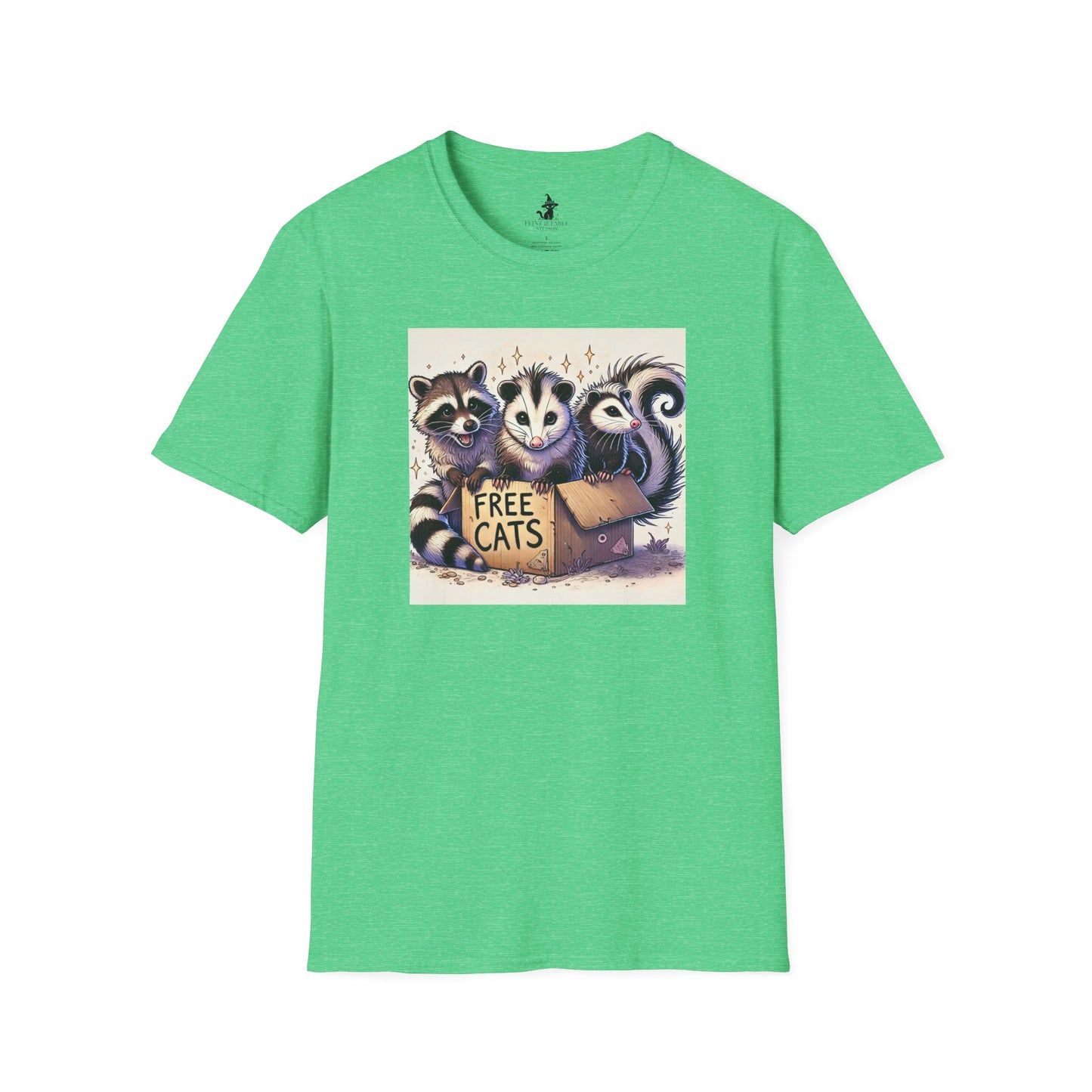 Free Cats! - Unisex Softstyle T-Shirt