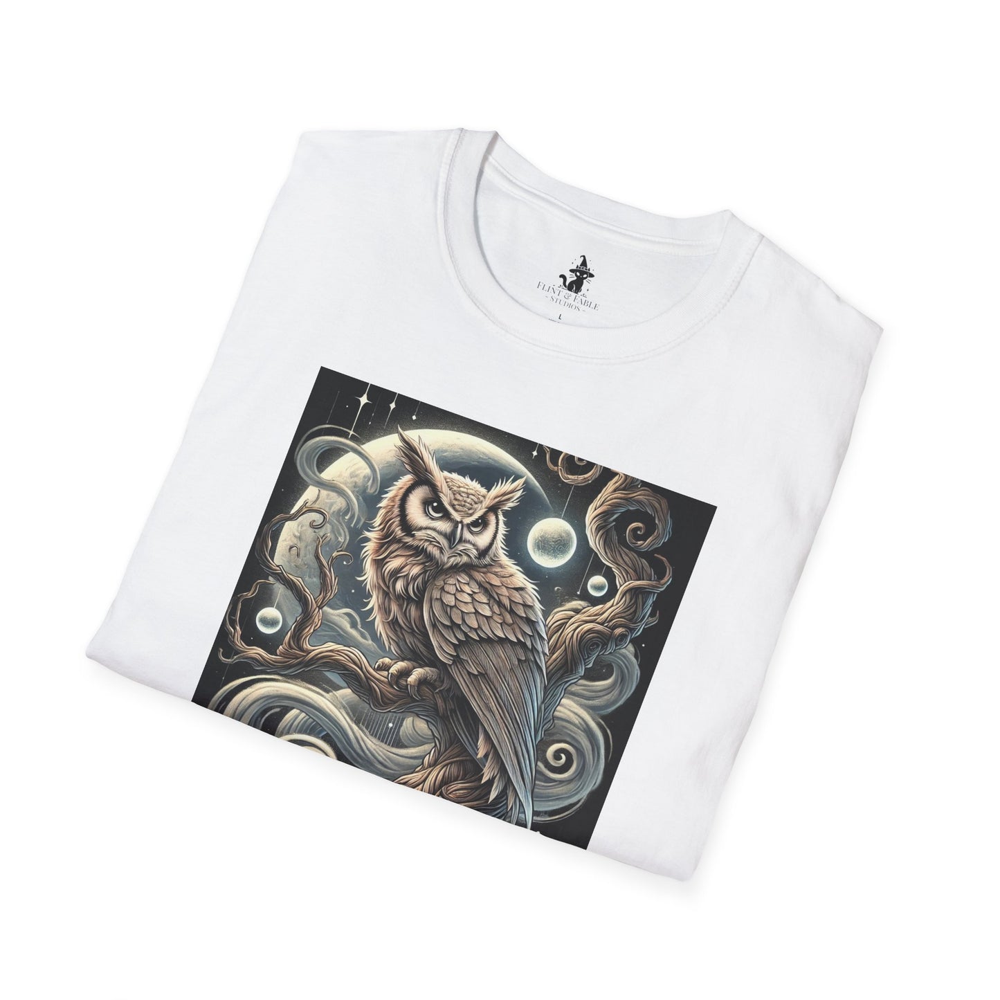 Lunar Owl - Unisex Softstyle T-Shirt