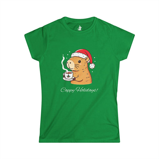 Cappy Holidays!  -  Women's Softstyle Tee