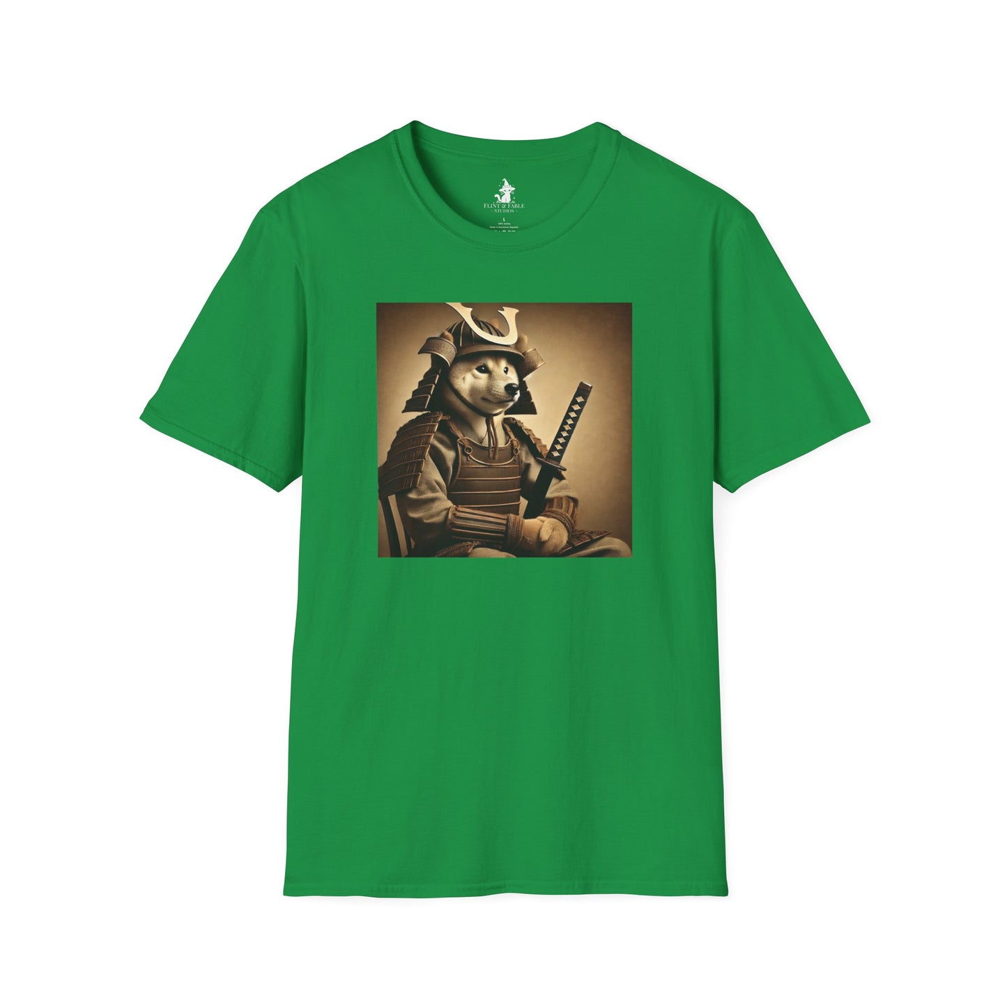 Samurai Shiba - Unisex Softstyle T-Shirt