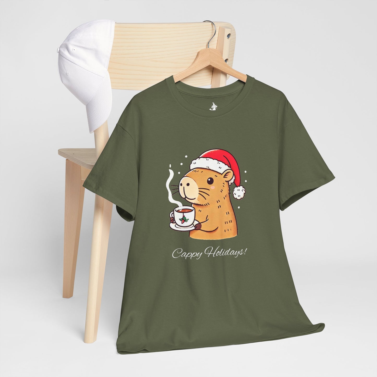 Cappy Holidays! - Unisex Heavy Cotton Tee