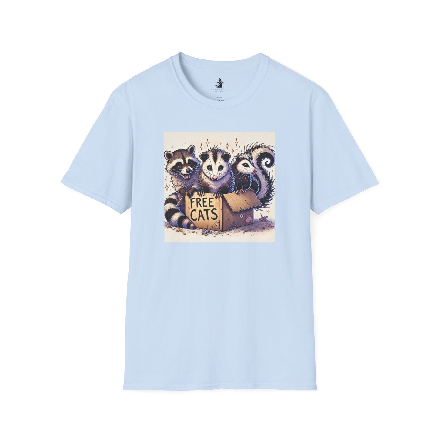 Free Cats! - Unisex Softstyle T-Shirt