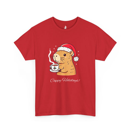 Cappy Holidays! - Unisex Heavy Cotton Tee