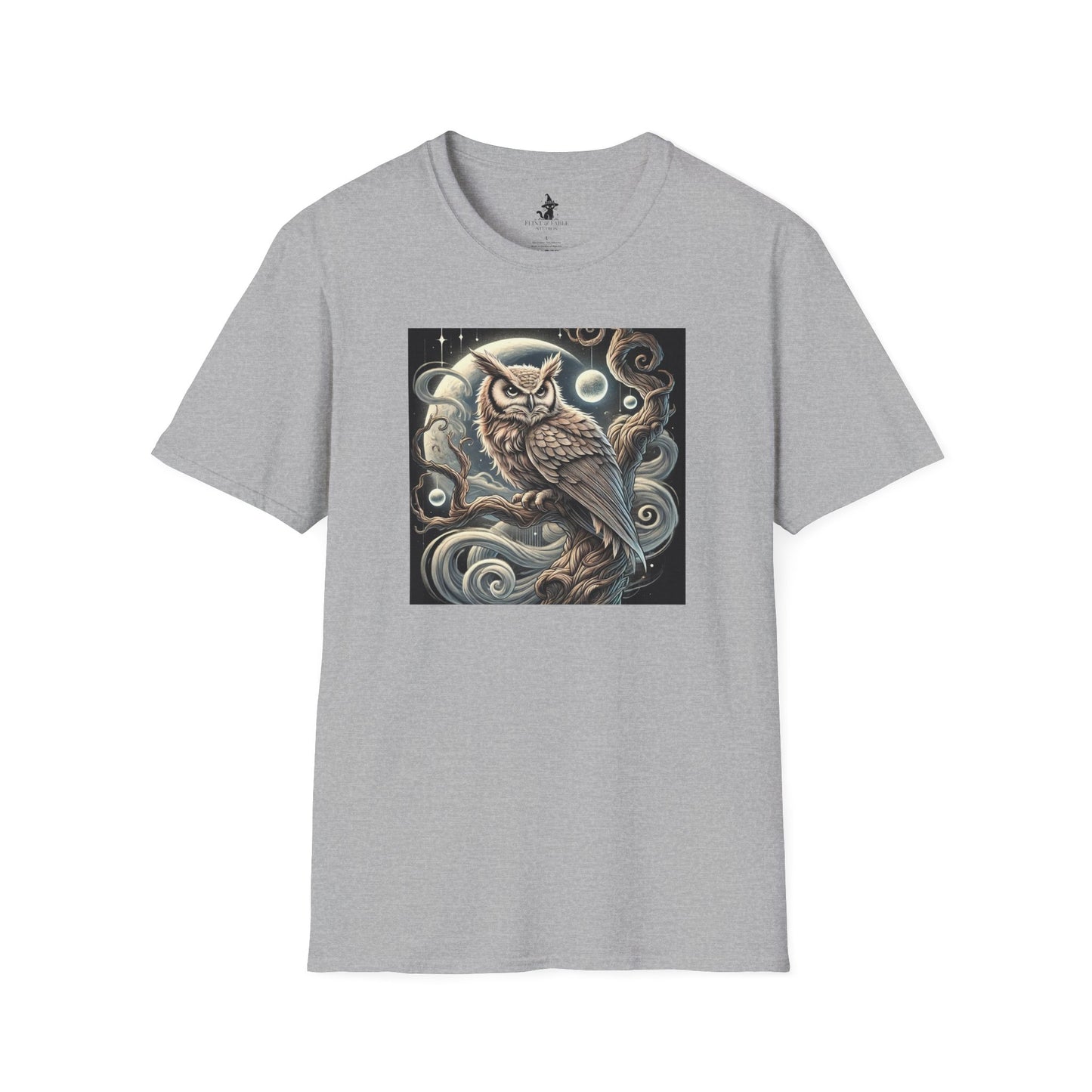 Lunar Owl - Unisex Softstyle T-Shirt