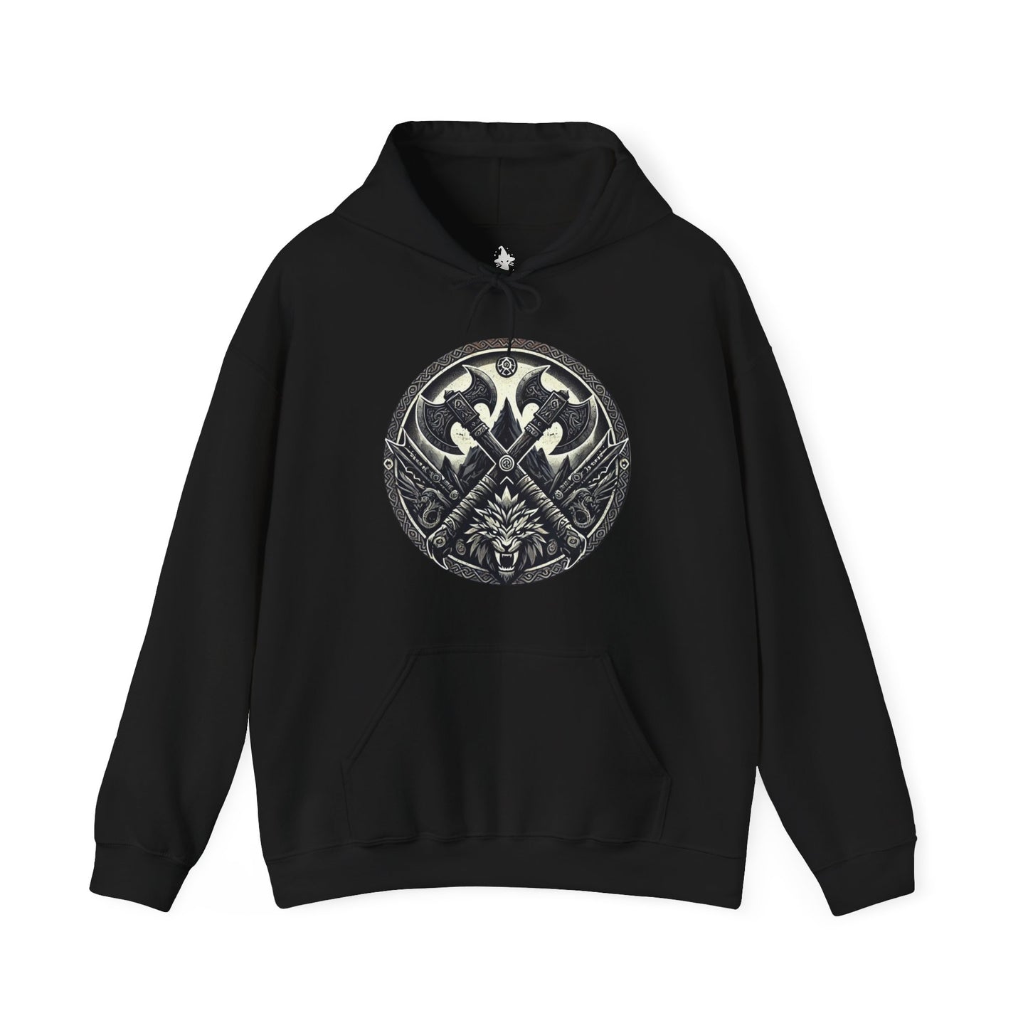 Barbarian Emblem - Unisex Heavy Blend™ Hooded Sweatshirt