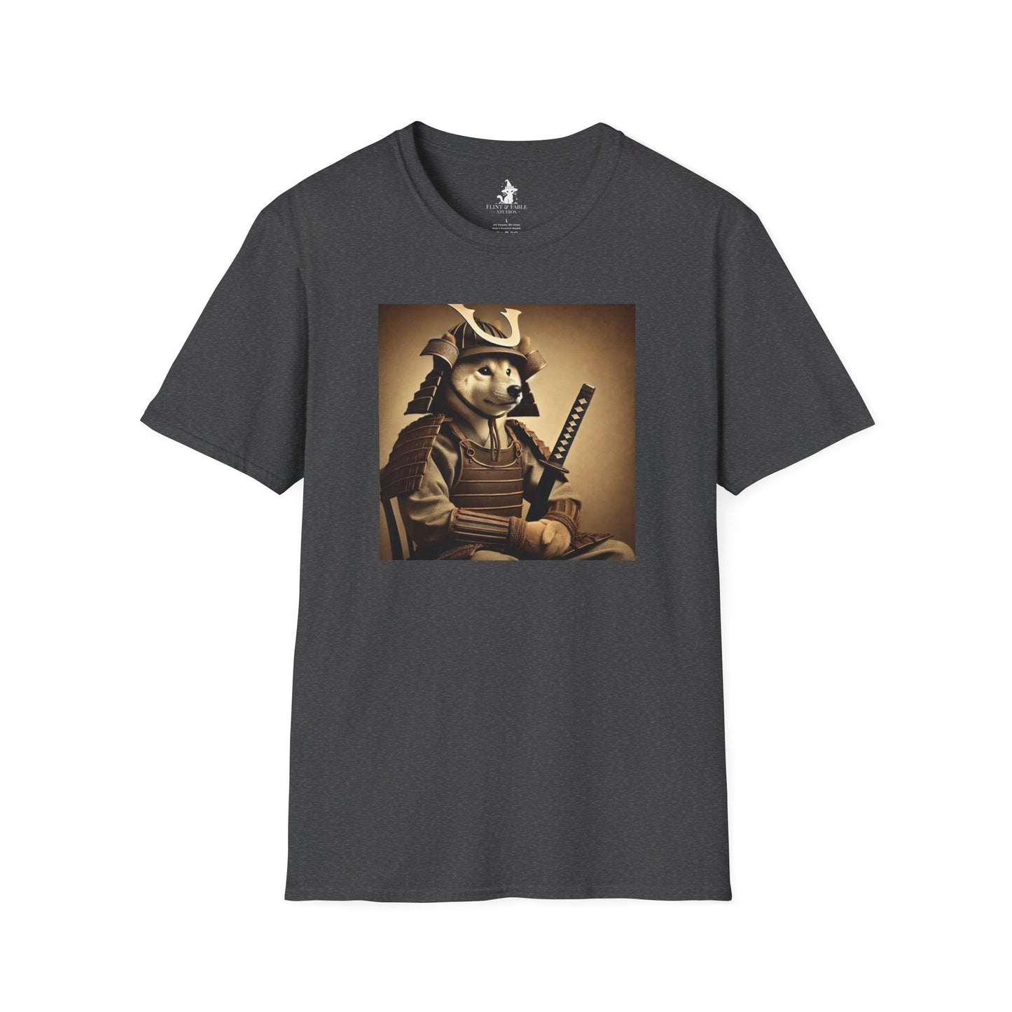 Samurai Shiba - Unisex Softstyle T-Shirt