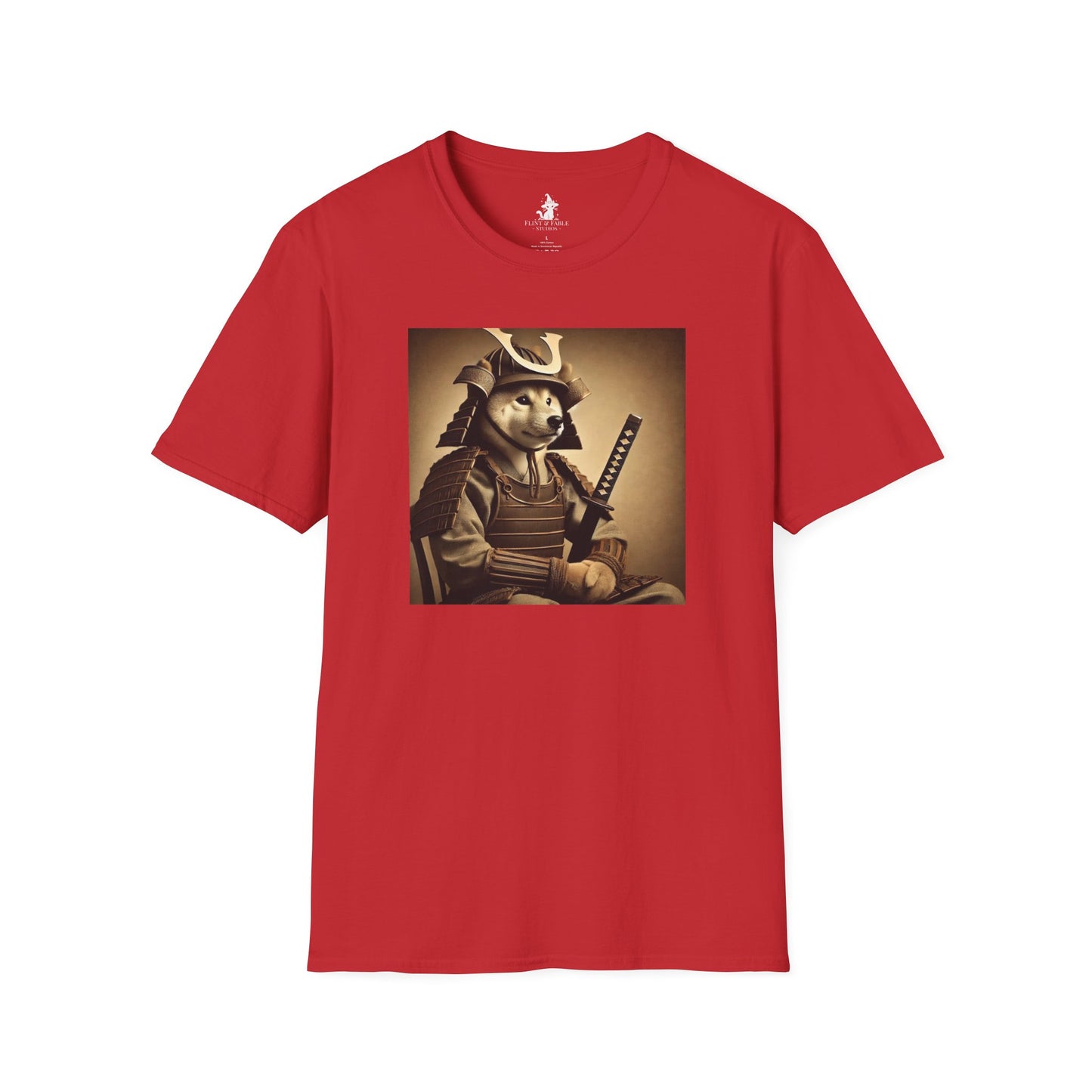 Samurai Shiba - Unisex Softstyle T-Shirt