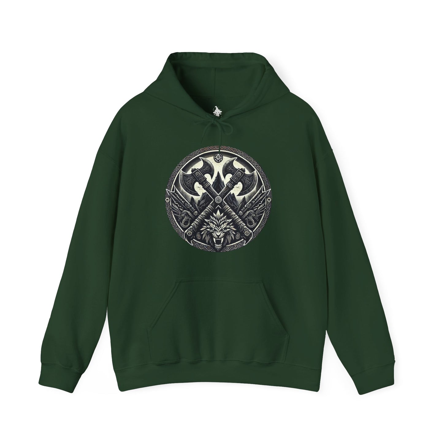Barbarian Emblem - Unisex Heavy Blend™ Hooded Sweatshirt