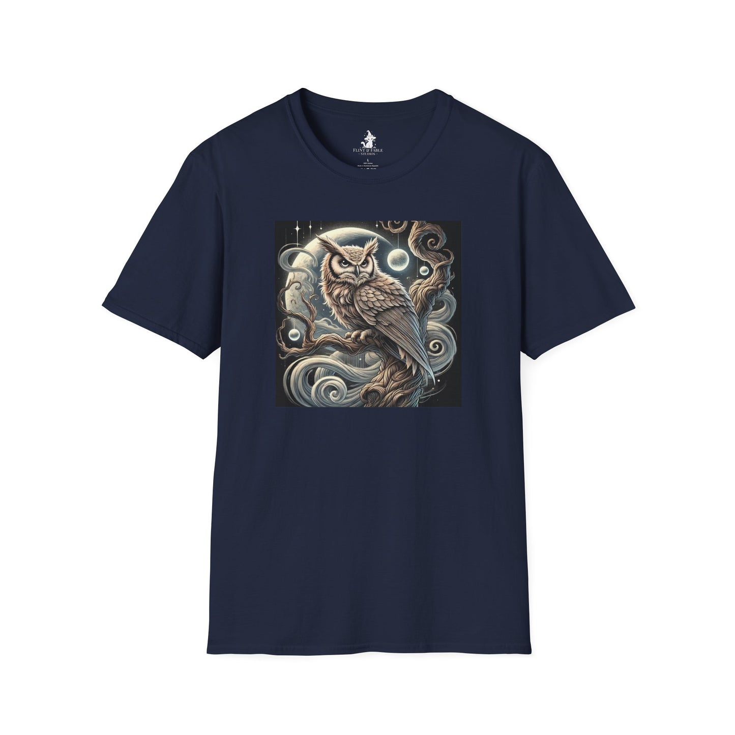Lunar Owl - Unisex Softstyle T-Shirt