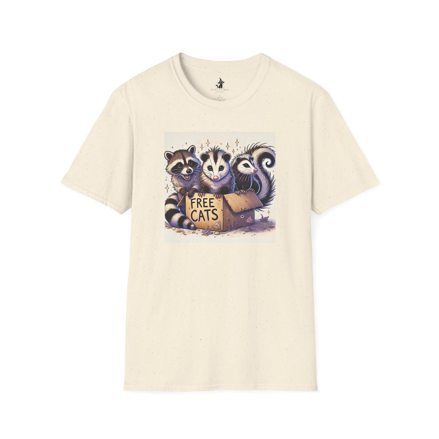 Free Cats! - Unisex Softstyle T-Shirt