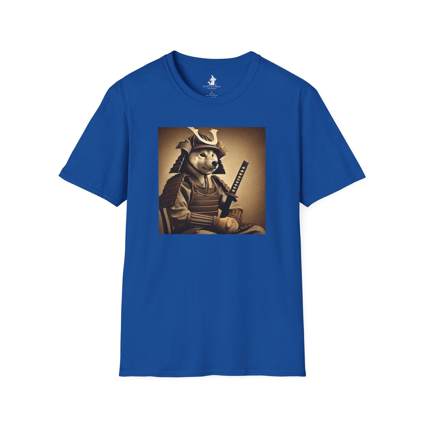 Samurai Shiba - Unisex Softstyle T-Shirt