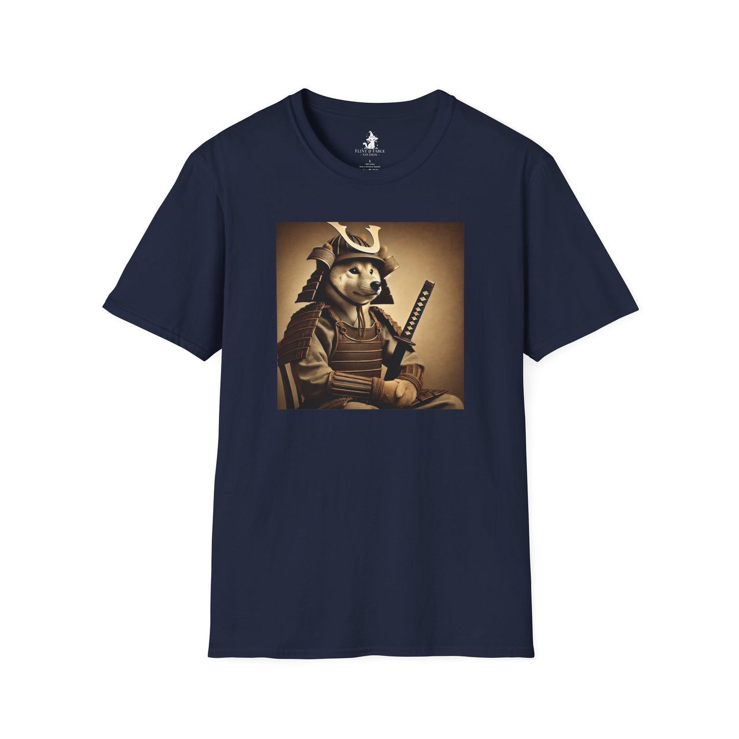 Samurai Shiba - Unisex Softstyle T-Shirt