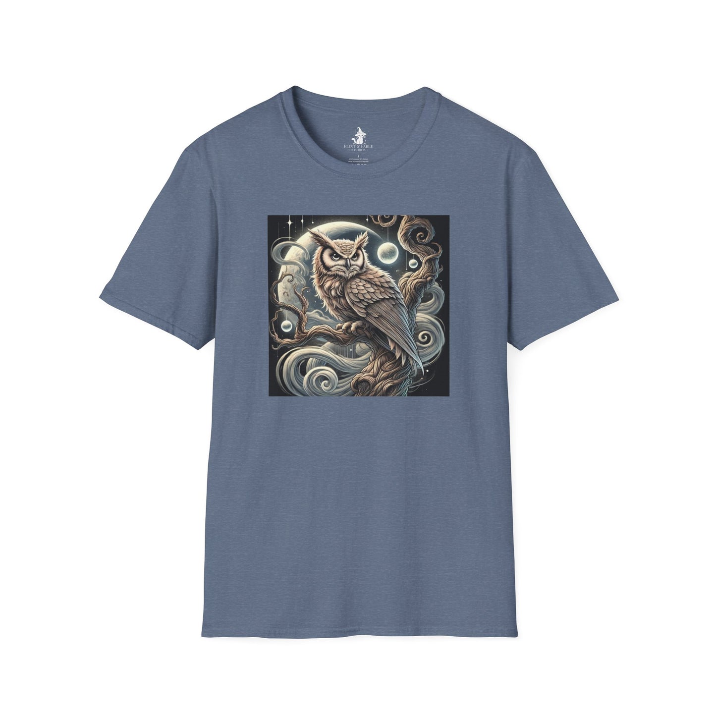 Lunar Owl - Unisex Softstyle T-Shirt