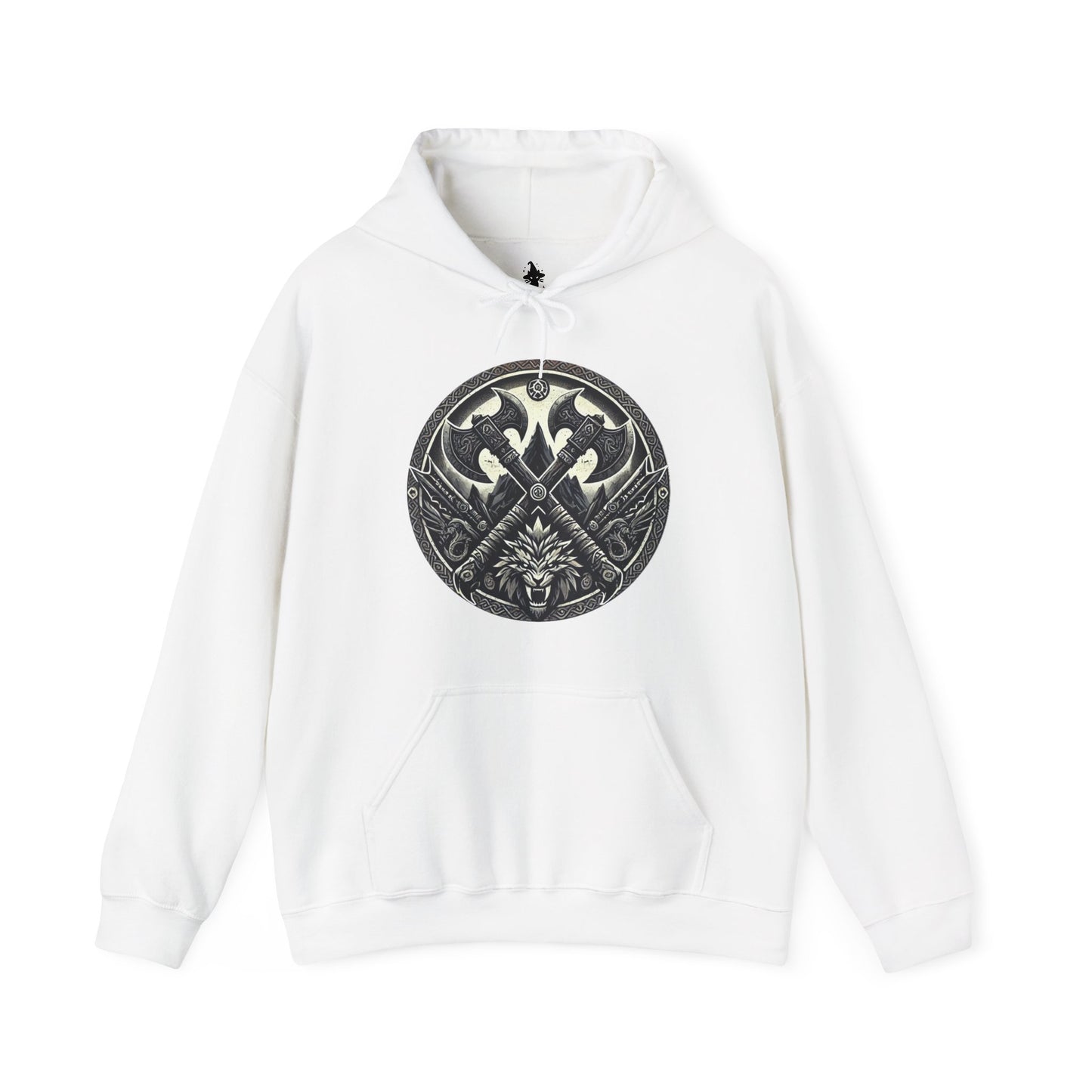 Barbarian Emblem - Unisex Heavy Blend™ Hooded Sweatshirt
