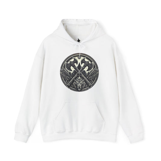 Barbarian Emblem - Unisex Heavy Blend™ Hooded Sweatshirt