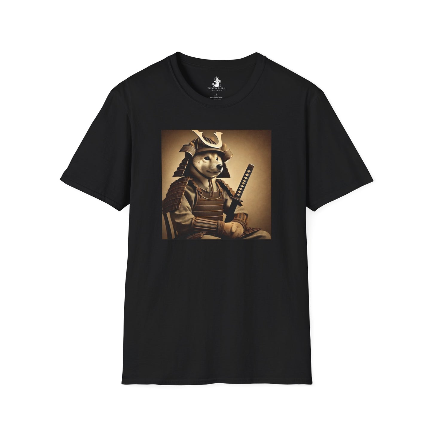 Samurai Shiba - Unisex Softstyle T-Shirt